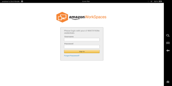 Amazon WorkSpaces应用截图第1张