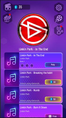 Screenshot Linkin Park Tiles Rush -  Hop 2