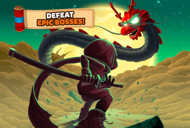 Ninja Dash Run - Offline Game Capture d’écran2