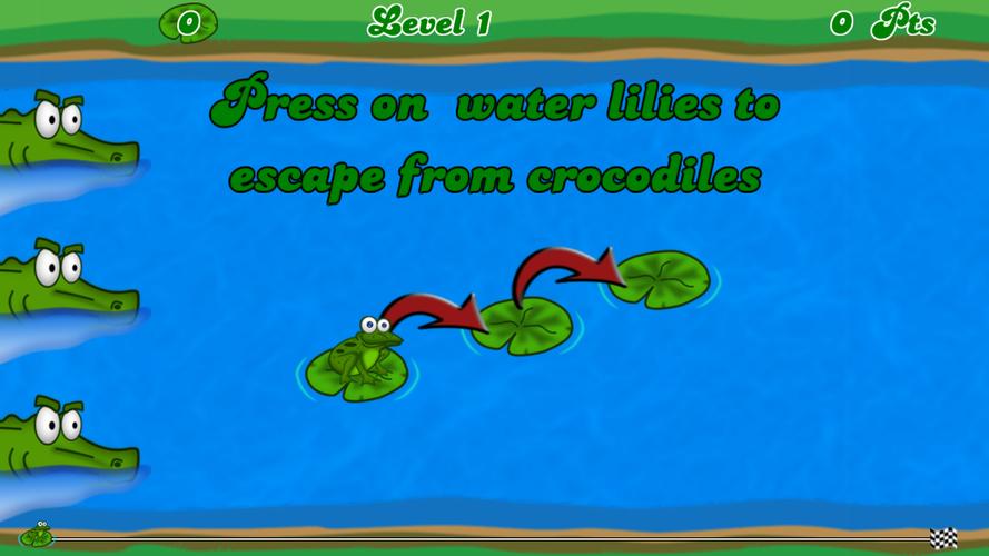 Screenshot O jogo sapo saltando 4