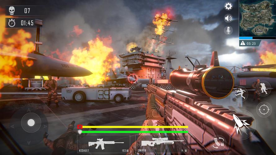 WarStrike Offline FPS Gun Game Captura de pantalla 1