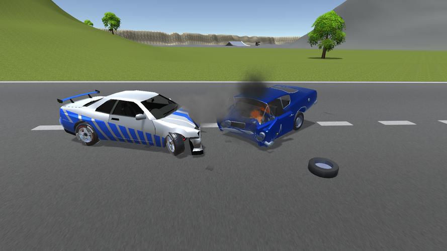 Car Crash Test and Stunts 3D экрана 1