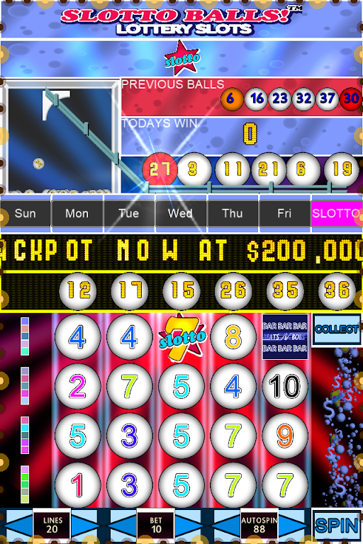 Slotto Balls™ Lottery Fruit Machine屏幕截圖2