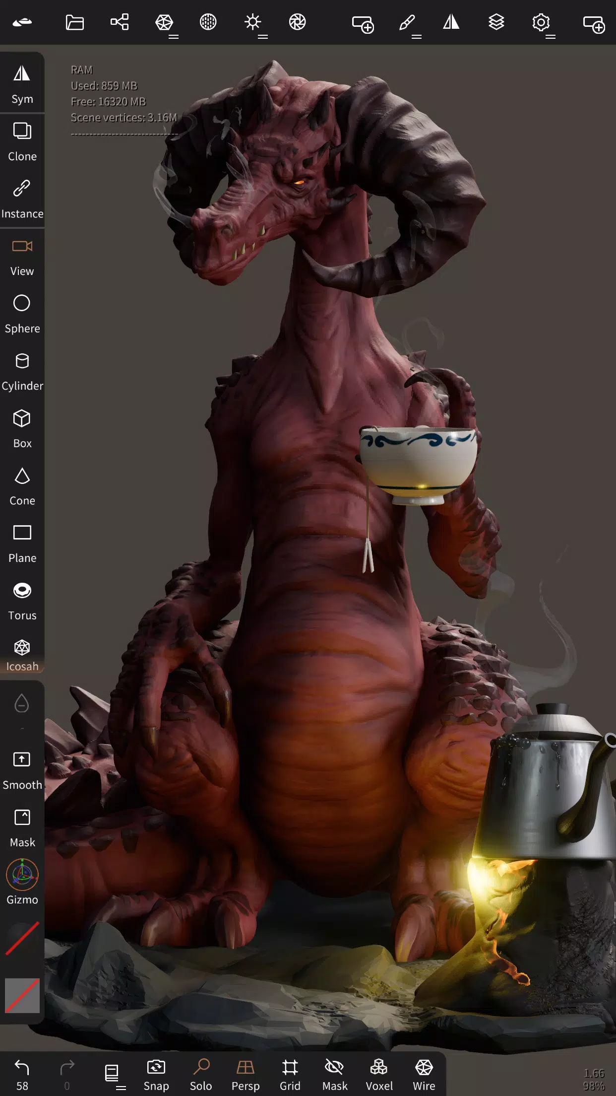 Nomad Sculpt screenshot 2