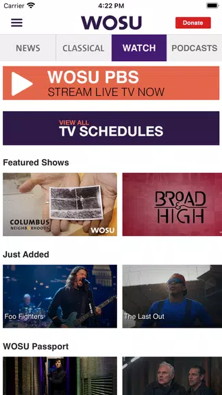 WOSU Public Media App captura de pantalla 3