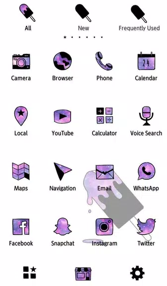 Popsicle Galaxy Theme screenshot 3