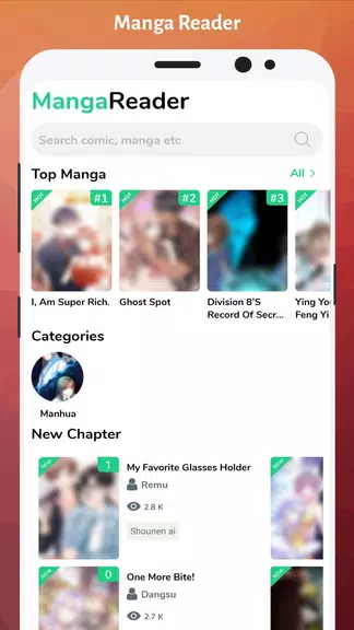 Manga Reader- Best Free Manga Online & Offline captura de pantalla 4