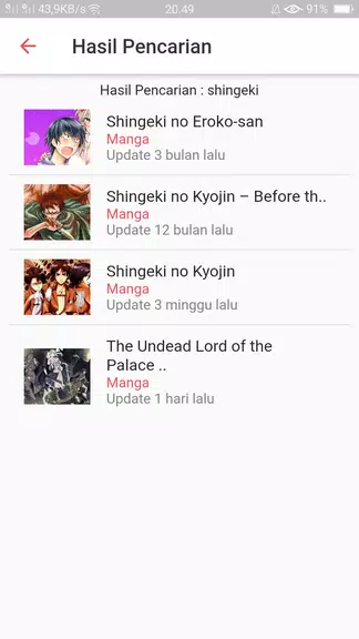 ภาพหน้าจอ MangaMint - Baca Manga & Komik Bahasa Indonesia 4