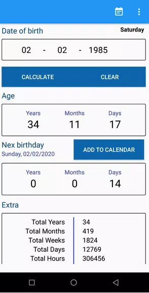 Age Calculator Screenshot 1