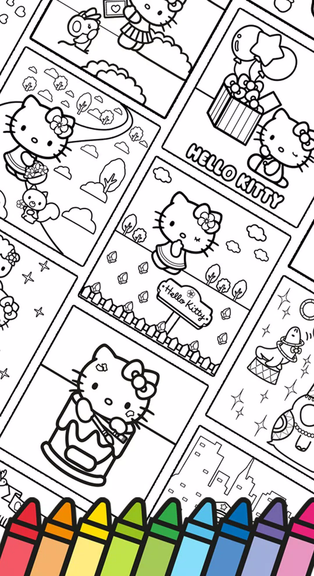 Hello Kitty: Livre Coloriage Capture d’écran3