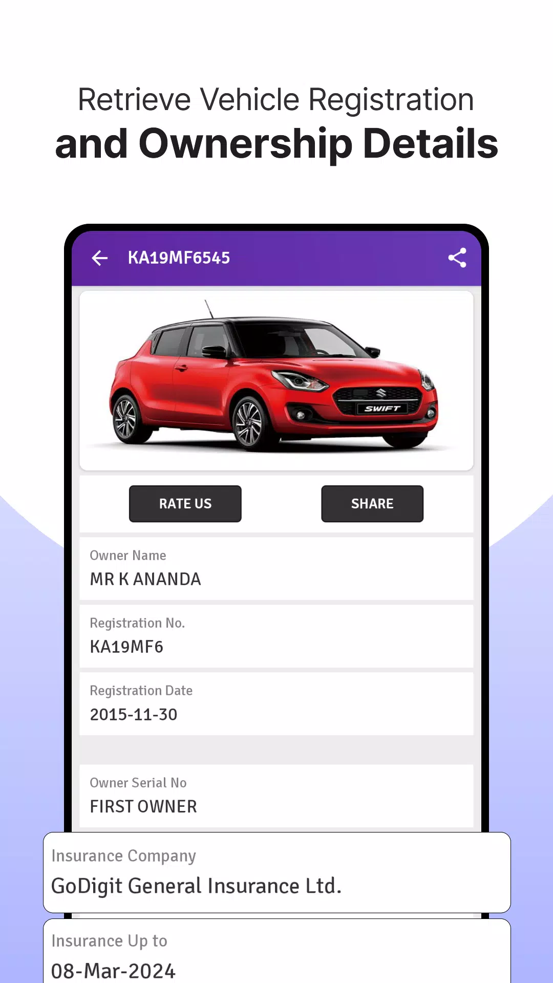 RTO Vehicle Info App, Challan captura de pantalla 2