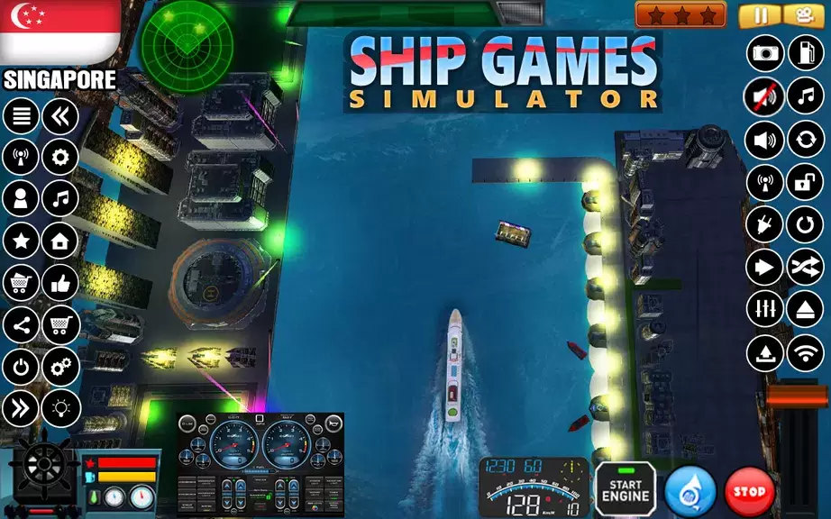 ภาพหน้าจอ Big Cruise Ship Simulator 4