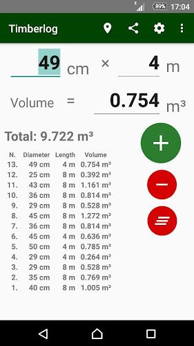 Timberlog - Timber calculator Capture d’écran3