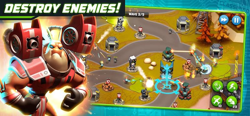 Alien Creeps - Tower Defense ảnh chụp màn hình 2