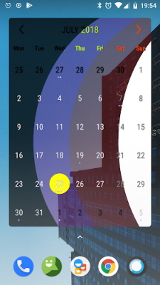 Month Calendar Widget by BiHSnow Capture d’écran3