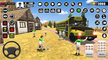 Offroad School Bus Driver Game স্ক্রিনশট 4