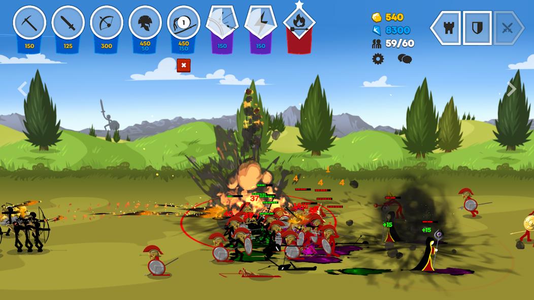 Stick War 3 Mod ảnh chụp màn hình 1