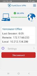 FortiClient VPN zrzut ekranu 3