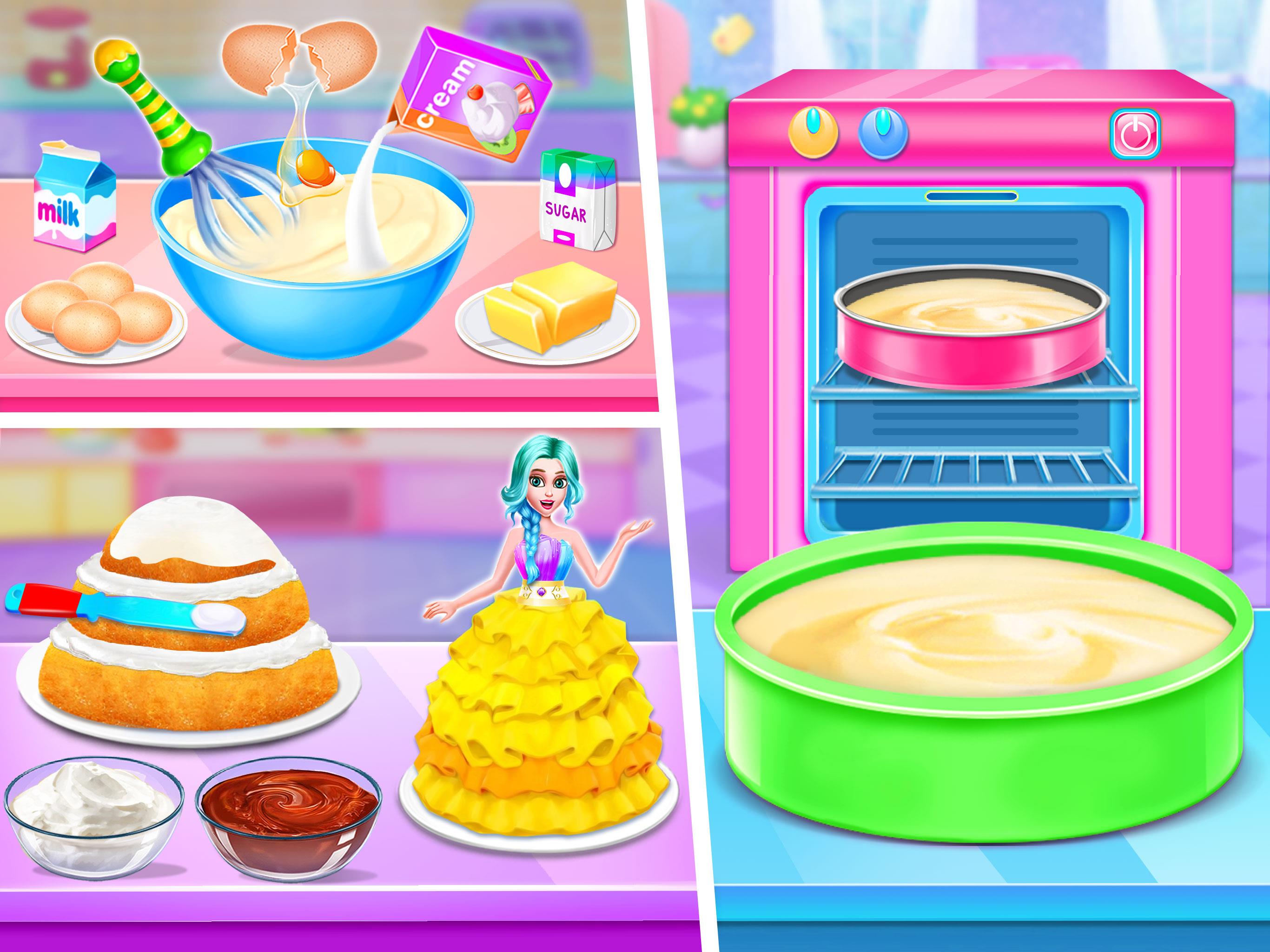 Doll House Cake Maker Game zrzut ekranu 2