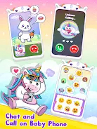 Baby Unicorn Phone For Kids 스크린 샷 2