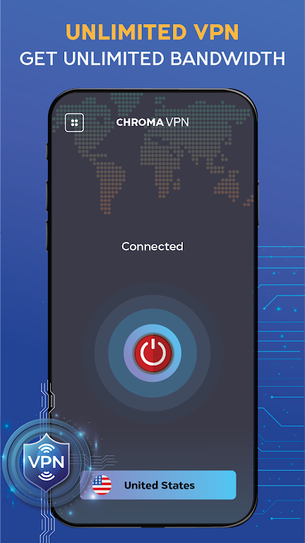 Chroma VPN Unblock Sites Proxy ảnh chụp màn hình 3