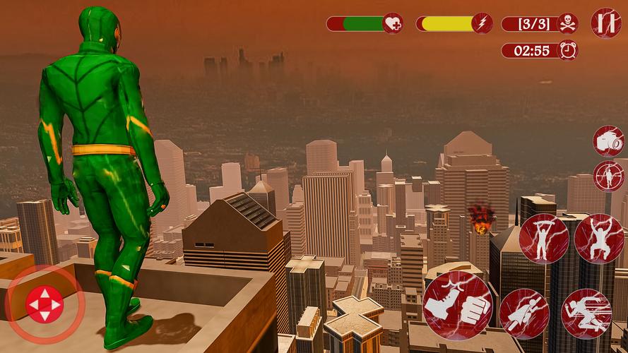 Super Speed: Flying Hero Games 스크린 샷 1
