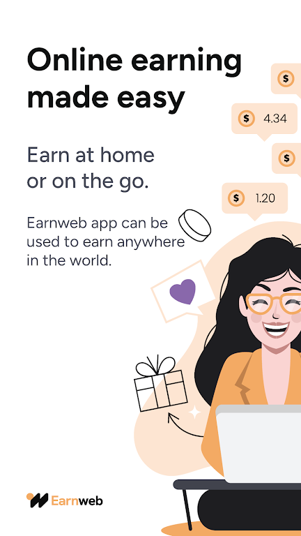 Earnweb: Earning app & website ảnh chụp màn hình 1