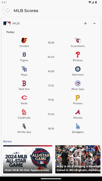 MLB Scores屏幕截圖1