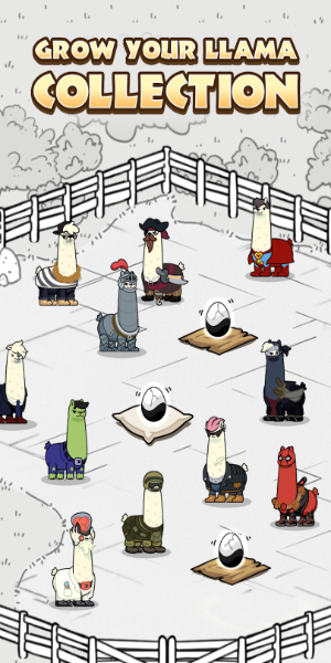 Mutant Llama: IDLE Breed Games屏幕截圖1