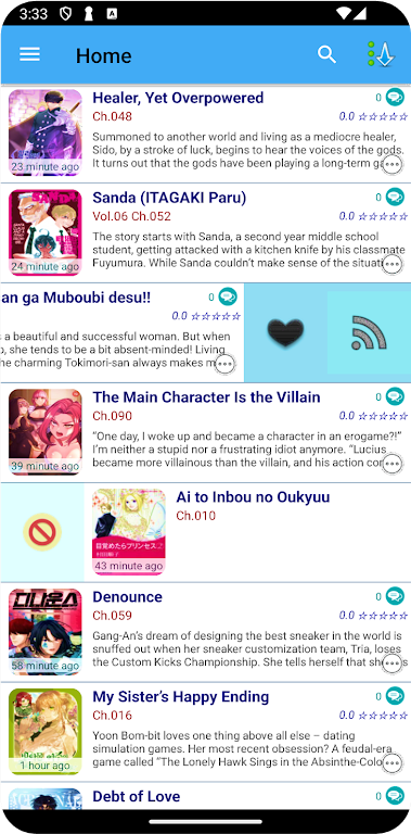 Manga World - Online Reader Capture d'écran 3