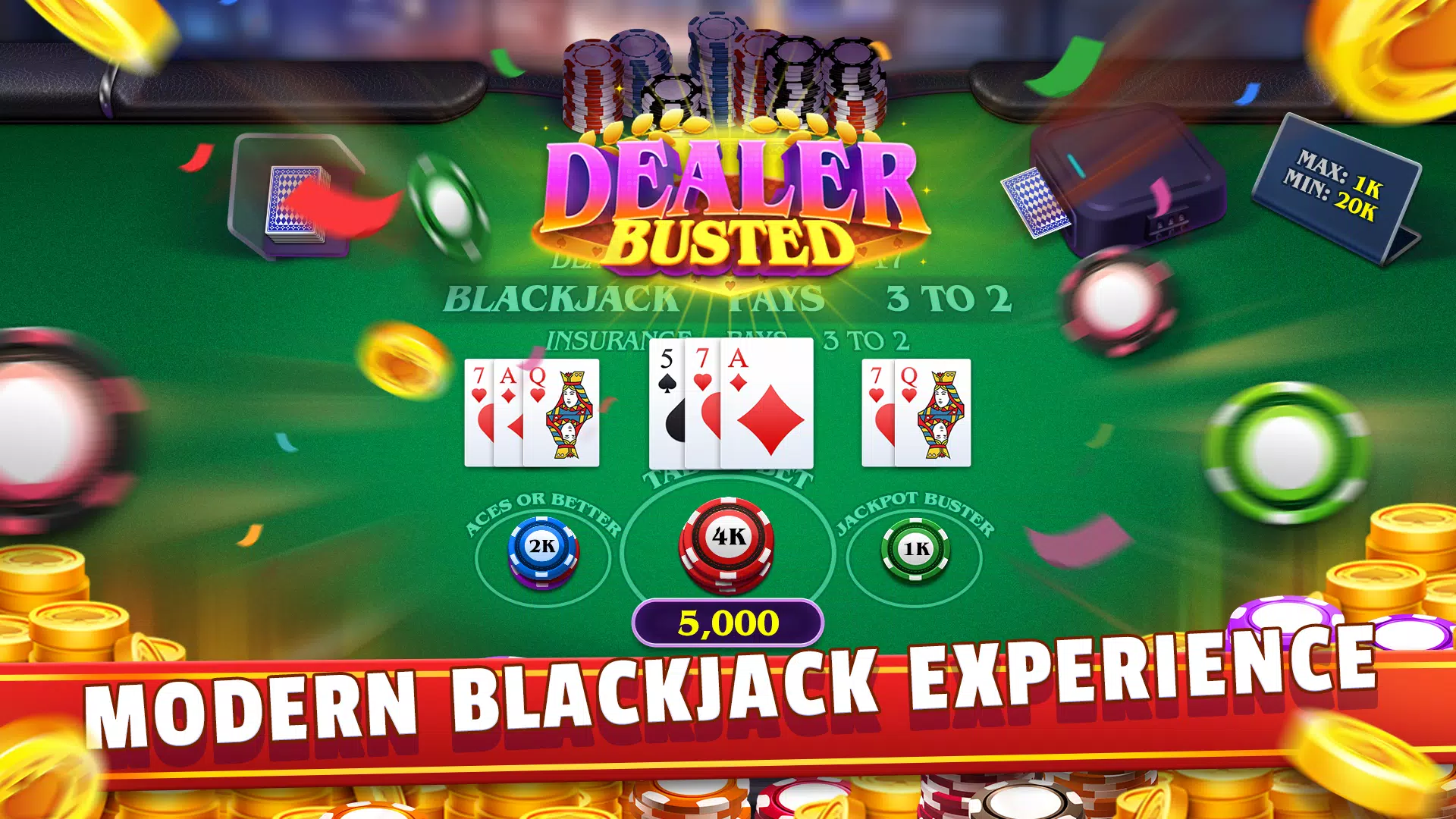 Modern Blackjack应用截图第1张