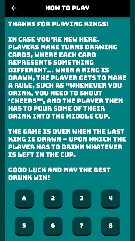 ภาพหน้าจอ Kings - Drinking Game 4