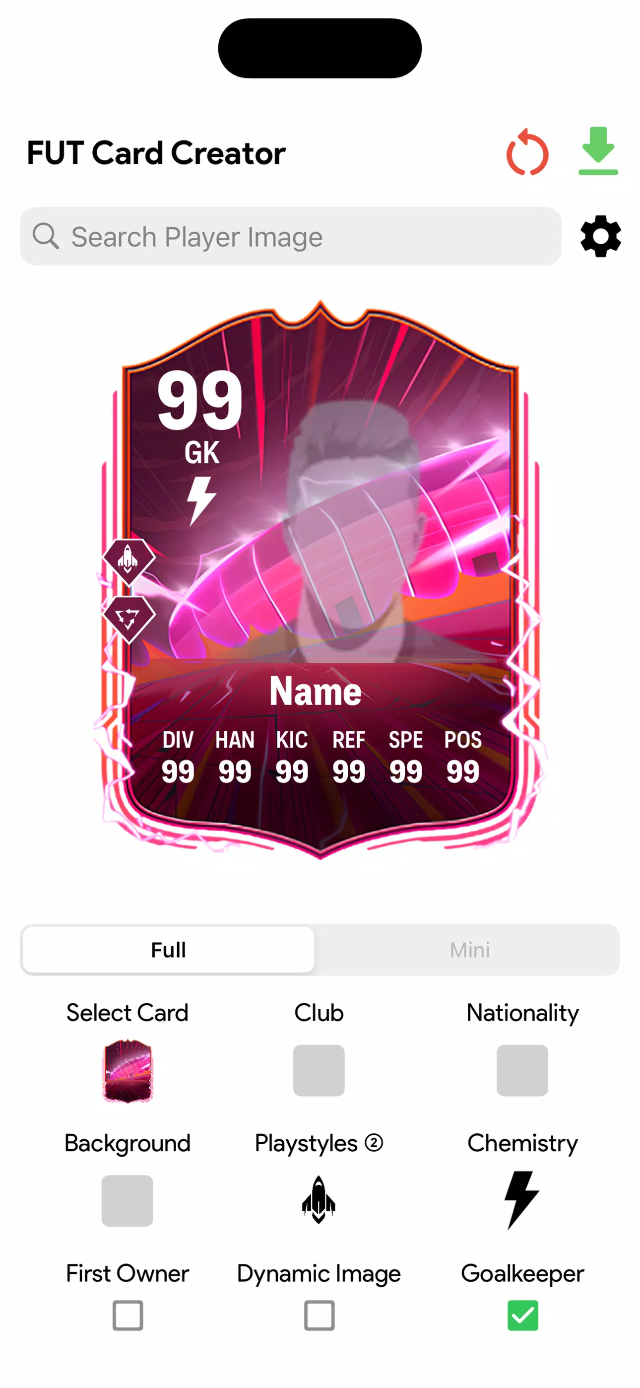 FC Card Creator 25 ekran görüntüsü 2