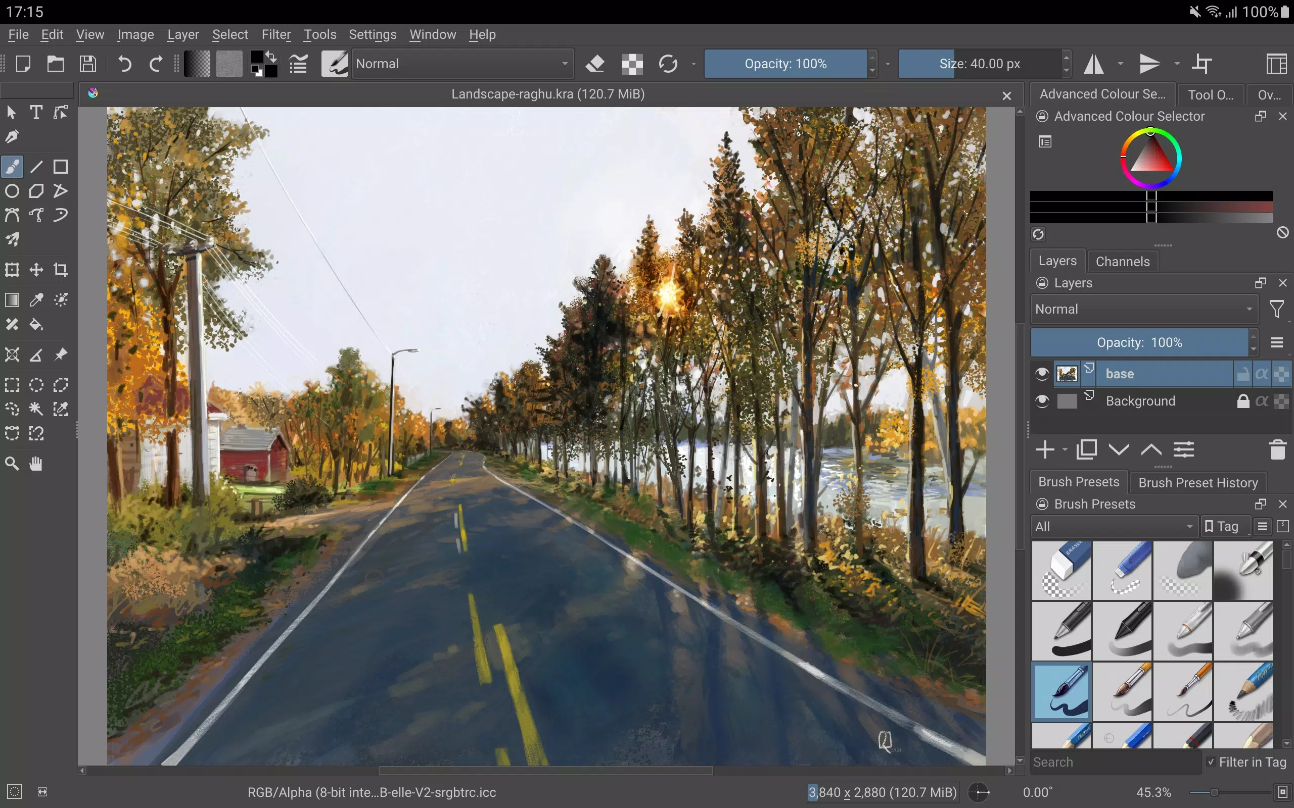 Krita screenshot 3