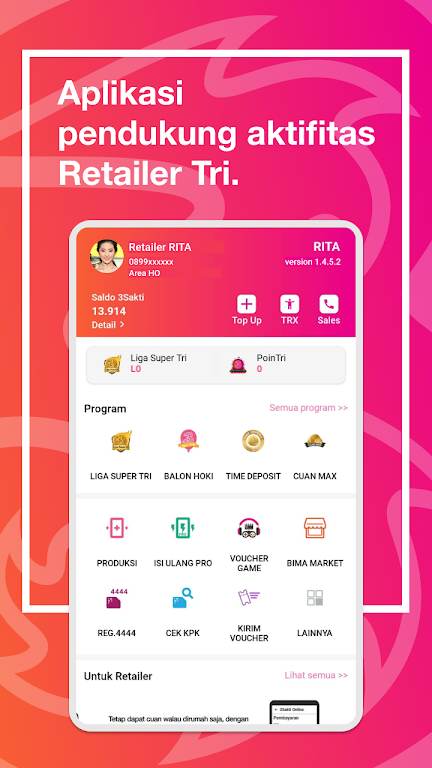 Screenshot RITA: Informasi & Aktivitas Re 1