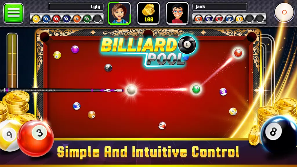 Billiards 8 ball स्क्रीनशॉट 1