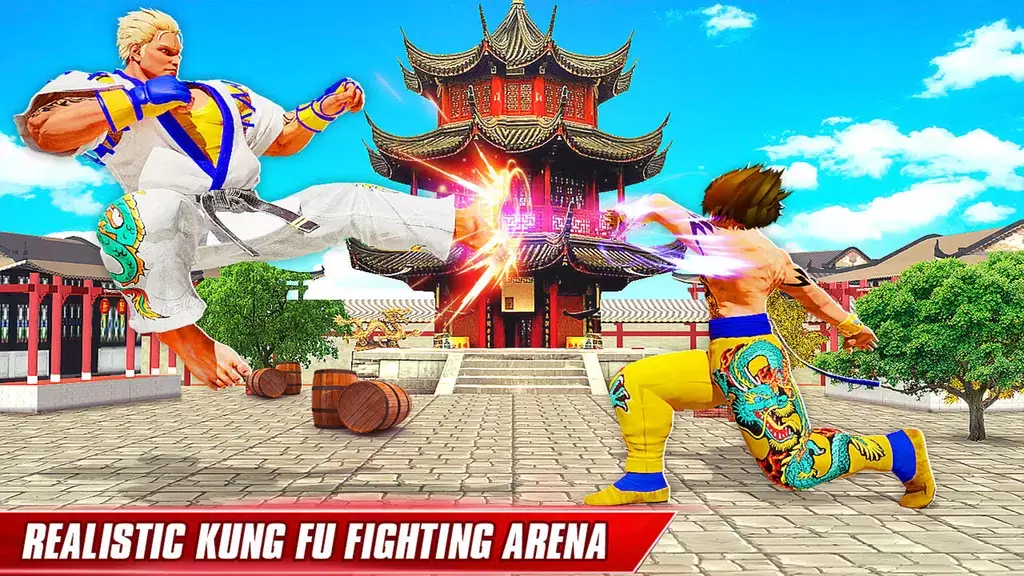 Karate Hero Kung Fu Fighting экрана 3