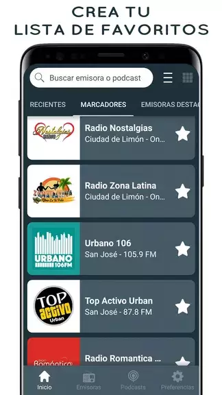 Radios de Costa Rica Online屏幕截圖3