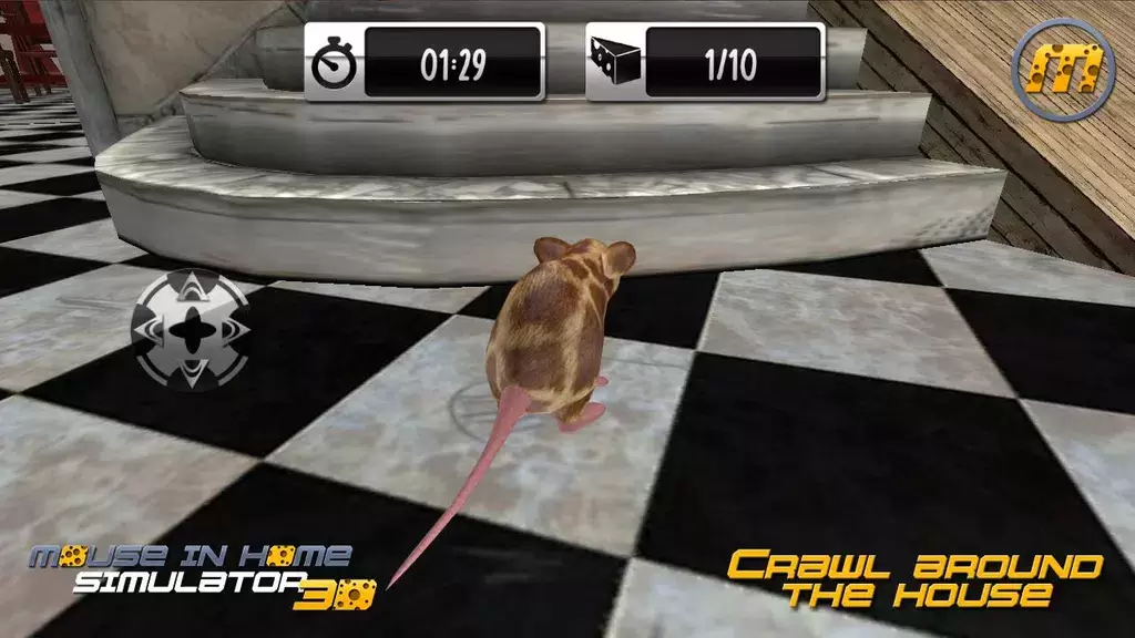 Mouse in Home Simulator 3D ekran görüntüsü 3