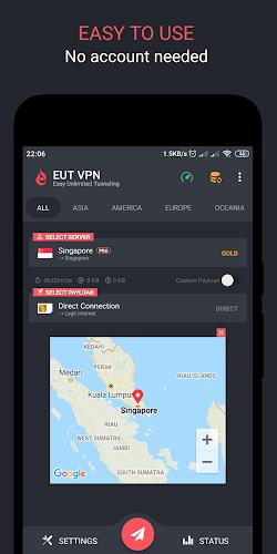 EUT VPN - Easy Unli Tunneling ekran görüntüsü 1