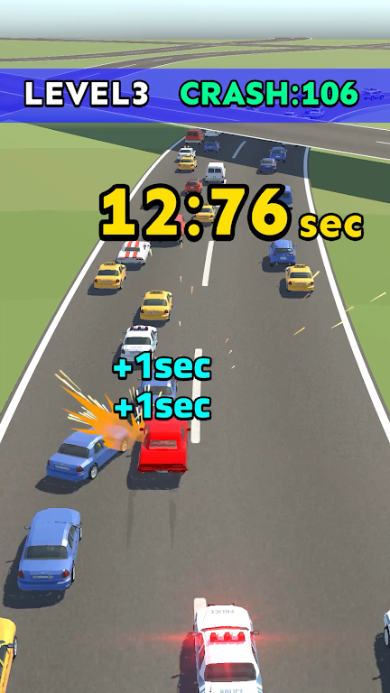 Car Chase And Crash Run ekran görüntüsü 1