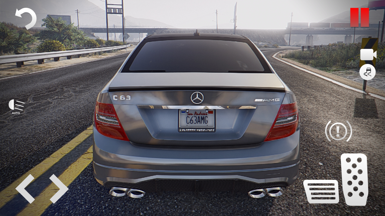 Car Driver Mercedes C-Class 63 스크린 샷 2