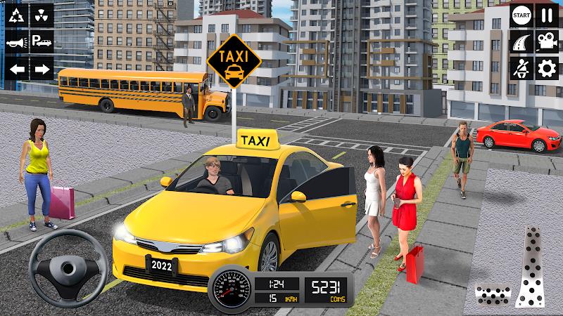 ภาพหน้าจอ Taxi Simulator 3d Taxi Sim 4