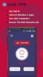 USA VPN -Safe Secure VPN Proxy屏幕截圖1