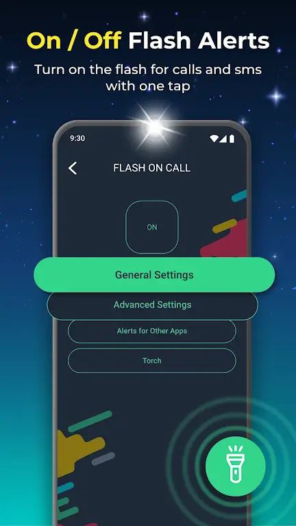 Flash on Call captura de pantalla 3