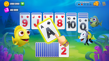 Solitaire TriPeaks Fish Screenshot 1