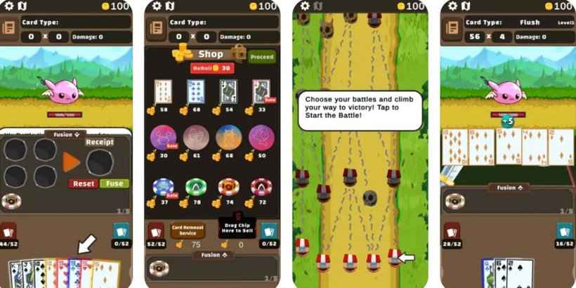 Slay The Poker は、ポーカー、モンスター収集、ローグライク デッキ構築を組み合わせたもので、iOS でリリース中です