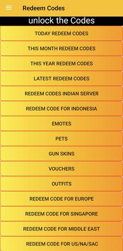 Redeem Codes应用截图第1张