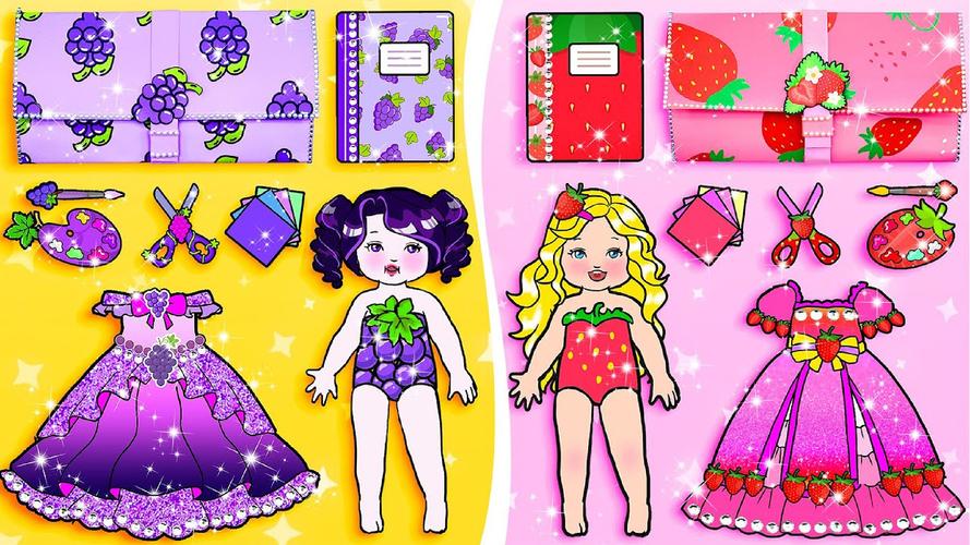 Paper Dolls Diary DIY Dress Up应用截图第1张