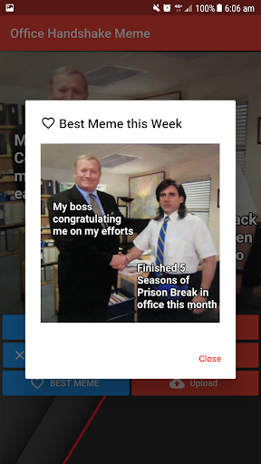 Office Handshake Meme Creator ကိုဖန်သားပြင်4